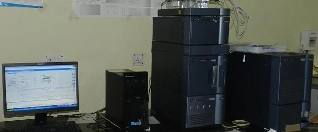 Liquid chromatography mass spectrometry instrument at the facility